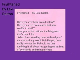 FrightenedBy Lexi Dalton1