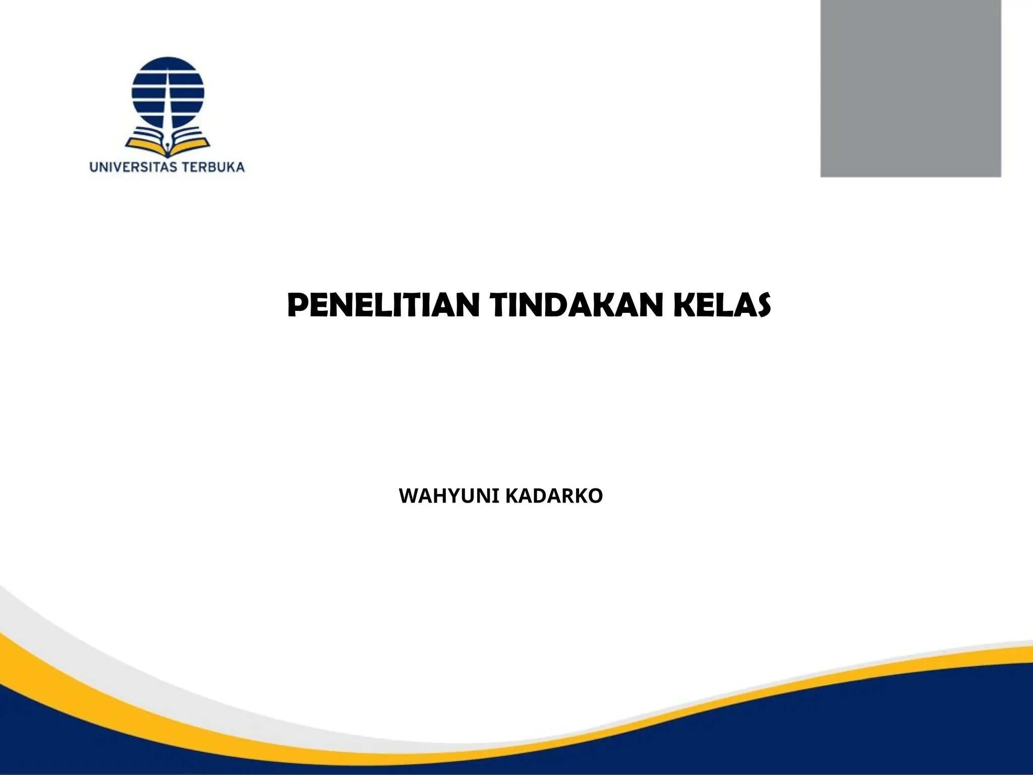 Memahami pengertian penelitian tindakan kelas ppt