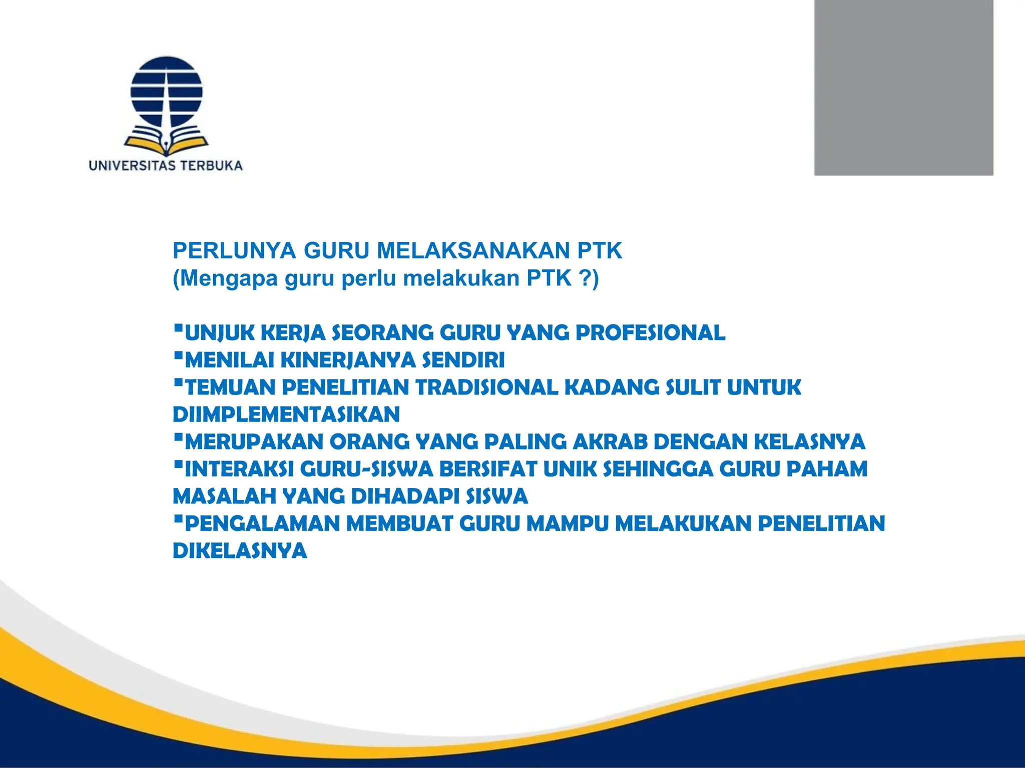 Memahami pengertian penelitian tindakan kelas ppt