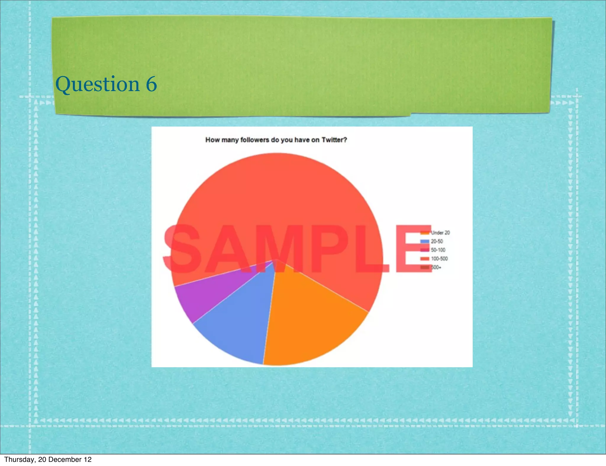 Question 6




Thursday, 20 December 12
 