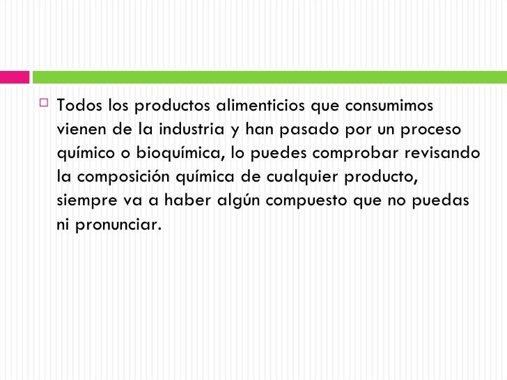 En Que Se Relaciona La Quimica Con La Alimentacion www.slideshare.net