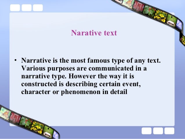 Power Point Reading A Narative Text