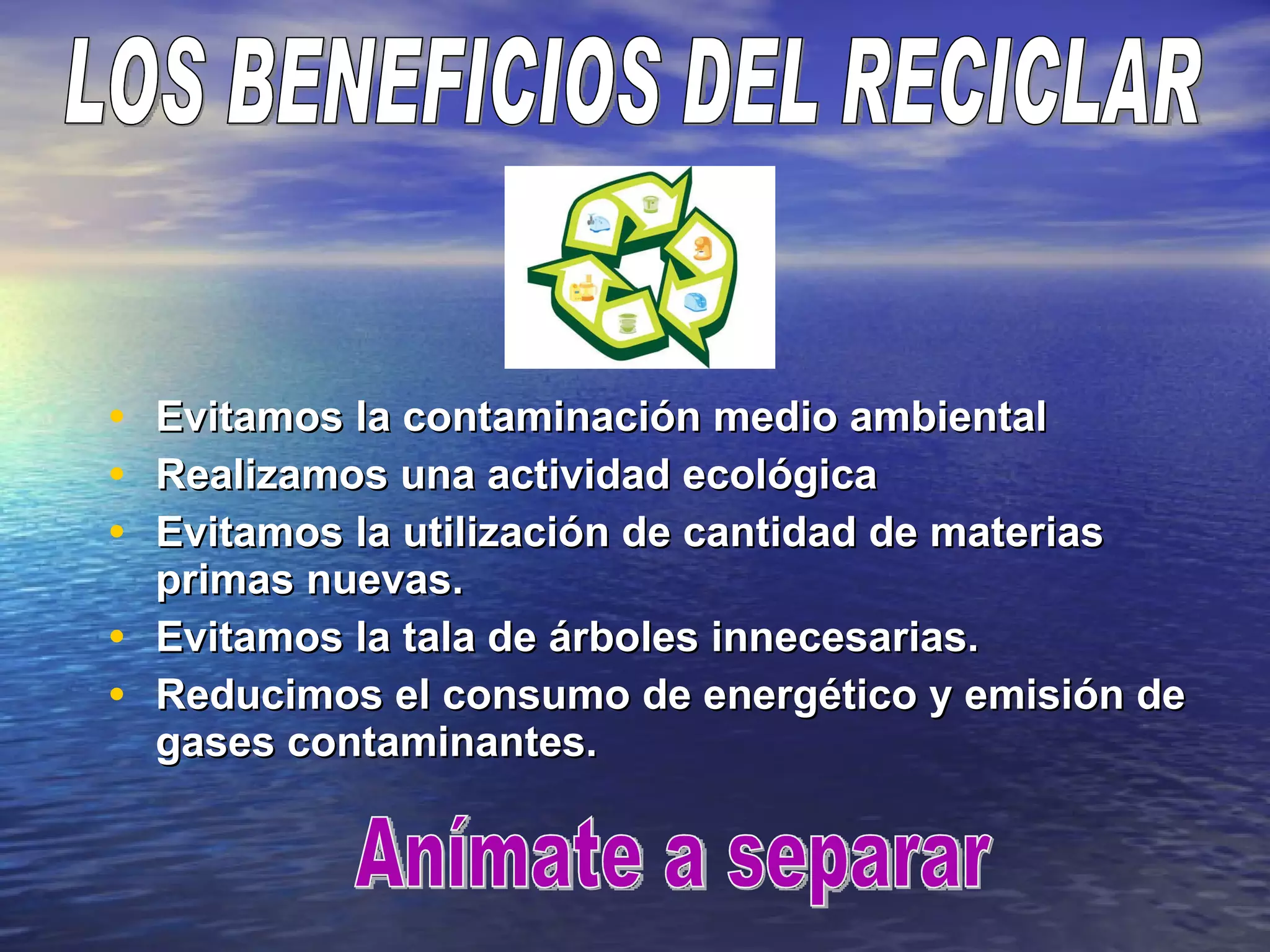 Power point reciclaje | PPT