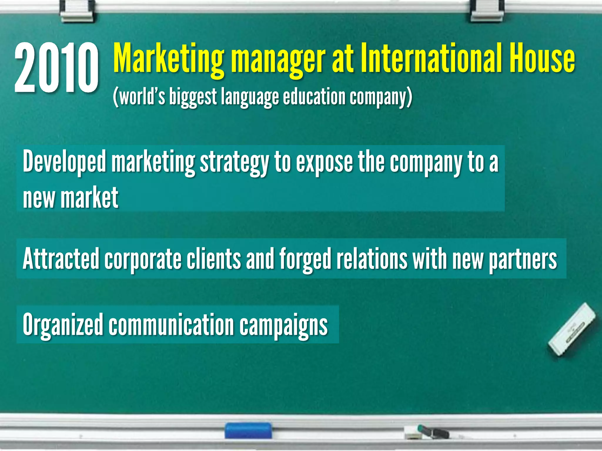 PowerPoint Visual Resume