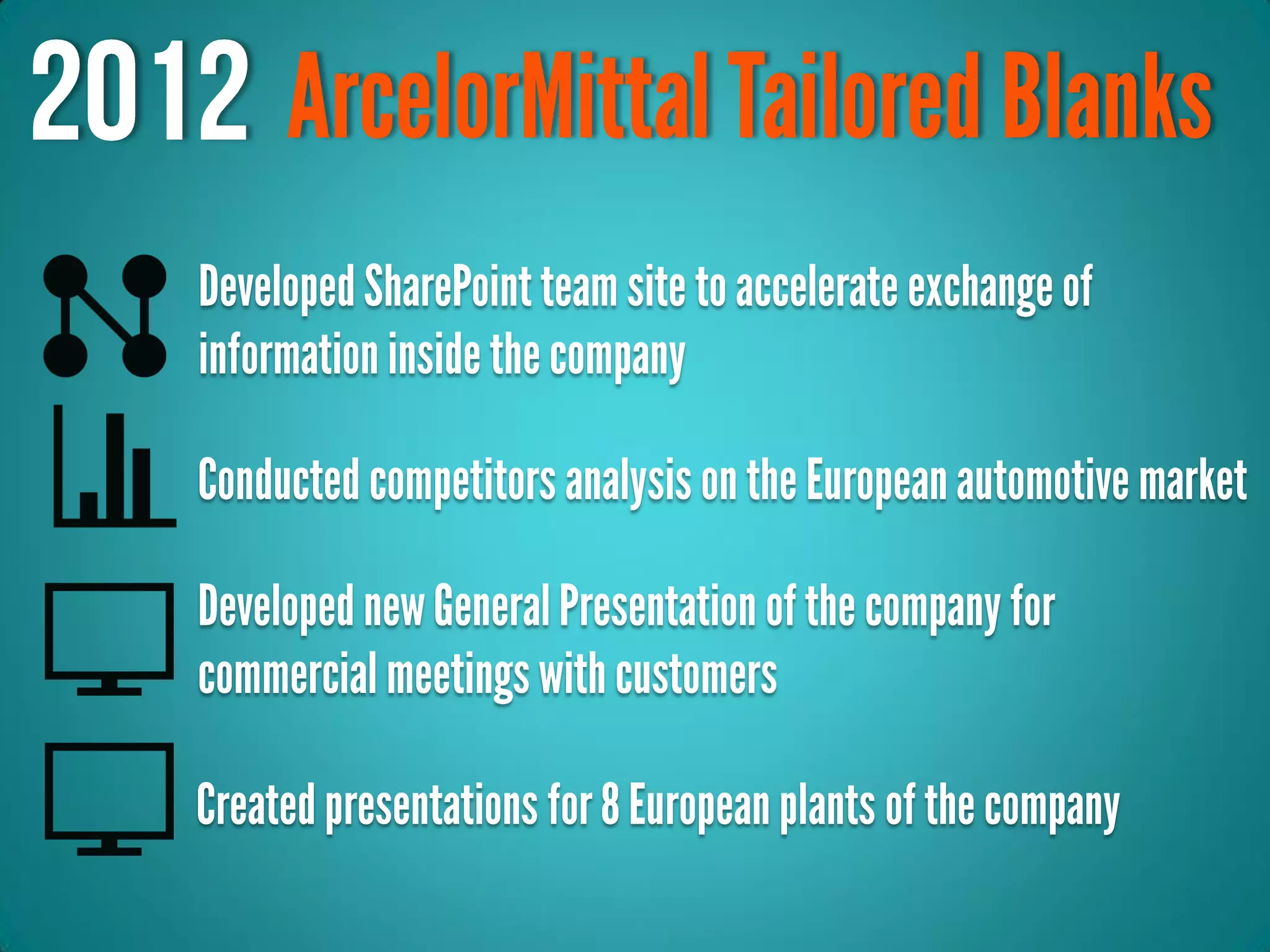 PowerPoint Visual Resume