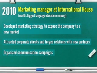 PowerPoint Visual Resume