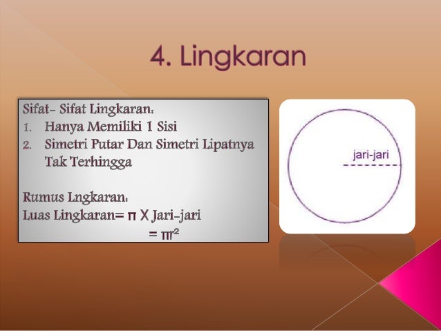 Rumus Dan Sifat Bangun Datar