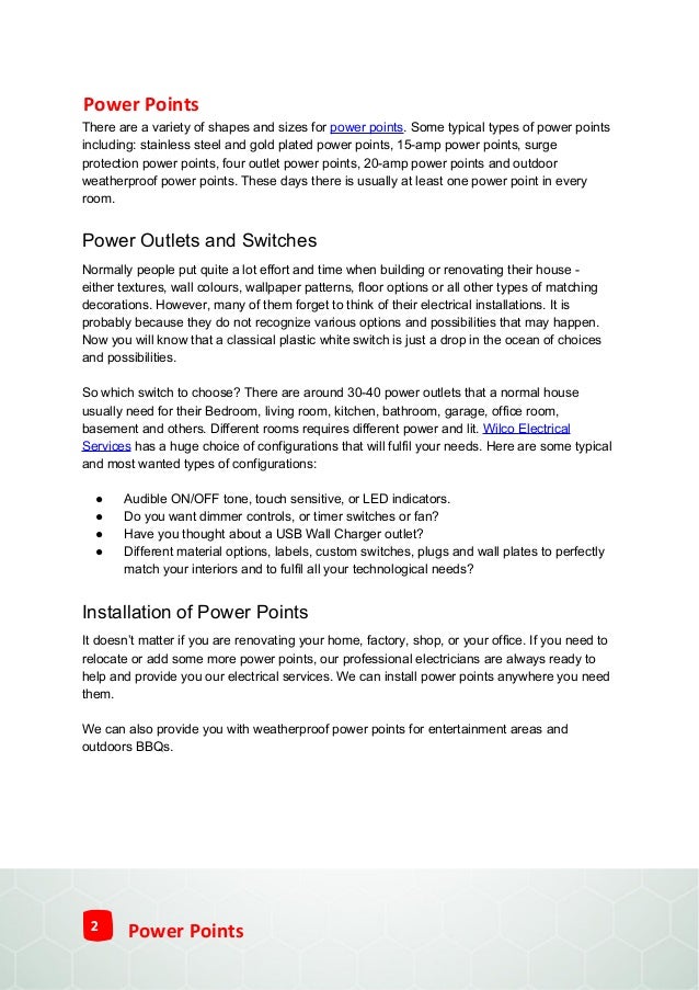 types of power points