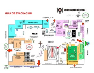 GUIA DE EVACUACION                                                                                                                                                   PLAZOLETA                                                                                                                     SITIO
                                                                                                                                                                  LUIS CARLOS GALAN                                                                                                                REUNION

                                                                                                   SALIDA CALLE 22

                                                                                                                                                           SALONES                                                               DPTO                                                                         SALIDA
                                                                                                                                                                                                                   DPTO DE    COMUNICACION




                                                                                                                                                                                                 CARPINTERIA
                                                                                                                                      EDIFICIO.             Cra 4a.                                              PLANEACION                                                                                    CRA.4
                                                                       SALONES TORRE I                                    DE R        GONZALEZ                                                                   SECRETARIA
                                                                                                      DPTO DE            O TA                                                                                     GENERAL
                                                                                                      LENGUAS         PT ES .
                                                                                                                     D N IV
                                                                                                                                      CADENA
                                                                                                                                                                                                                DPTO JURIDICO
                                                                                                                       E                                                                                         REV.FISCAL
                                                     SALONES                                                         BI UN
                                                     TORRE VI                                                                                                                                                     TESORERIA




                                                                                                                                                                                                                                                                                  PUBLICACIONES
                                                                                                                                                                                                                                                                                  AUDIOVISUALES
                      HUMANIDADES




                                                                                                                                                                                                                                                                                   ESCUELA DE
                                                                                                                                                                                                                                                                                    PEDAGOGIA
                                                                                                                                                                                             SALONES
                                                                                                  SALIDA                                 ARCHIVO
                         DPTO




                                                                                                                                                                                                                                                                                                                CARRERA
                                                                                                                    AULA
                                                                                                                   MULTIPLE                DPTO.
                                                                                                                                         SISTEMAS




                                                                                                                                                        SALONES
 CARRERA 5a




                                                                                                                                                        TORRE V
                                                                                                                                      ESCUELA DE                                                                 TENIS
                                                                                                                                      CONTADURIA                                                                  DE




                                                                                                                                                                                                                                                                                            TESORERIA
                                                                                                                                                                                                                  MEA
                                               REG Y CONTROL


                     ESCUELA
                     DE ADMON. DE EMPRESAS                                                                                                                                                                      SALIDA
                                                                                                                                                                                                               ALTERNA
                                                                   SALONES
                                                        INTERNET




                                                                   TORRE B
                                                          SALA
                                         RECEPCION




                                                                                                                                                                                                                                                              ESCUELA. ECONOMIA


                                                                                                                                                                                                                                                                                               FEPROFUC
 REUNION
  SITIO




                                                                     SITIO




                                                                                                                                                                                                                              CENTRO DE COMPUTO 2 PISO
                                                                                                                                                       BAÑOS
                                                                    REUNION




                                                                                                                                                                  LABORATORIOS
                                                                                                                          CAFETERIA




                                                                                                                                                                                                                                                                                     DPTO. RECURSOS HUMANOS
                                             SALIDA




                                                                                                                                                                                                                                                                                                                CUART A
                                                                                                                                                                                                                                                                                        DPTO. CONTABILIDAD
                                                                                                                                      SALONES
  PARQUEADERO U.C




                                                                                                                                       TORRE P




                                                                                                                                                                                                                                                                                             ALMACEN
                                                                                                                                                    CAJERO
    CRA.5 # 21-51.




                                                       TORRE 3                                                                                      AUTOMATICO
                                                                                                                                                    DAVIVIENDA




                                                                                                                                                                  CENTRO DE COMPUTO 2 PISO




                                                                                                                                                                                                                                                         SERV .ADTIVOS
                                                                             TANQUE




                                                                                                                                                                                                                                                          VICERRECT.
                                                                                                                                                                                                 SITIO




                                                                                                                                                                                                                                                            ADTIVA
                                                                             AGUA        SALIDA
                                       RECTORIA                                         ALTERNA                                                                                                 REUNION
                                     VICERECTORIA
                                      .ACADEMICA


                                                                                                                                                                                             FACULTAD DE INGENIERIA

                                                                    ADMISIONES                         SALONES CALLE 21                   ESCUELA DE
                                                                                                                                          ESTUDIOS MUSICALES



 SITIO                SaludPARQUEADERO U.C
                            Ocupacional… Bienestar Institucional
REUNION
                                    CALLE 21 # 4-54.                         CALLE 21                                                                                                          SALIDA DE EMERGENCIA
 