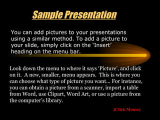 Powerpoint Sample | PPT | Desktop Publishing | Computer Software and ...