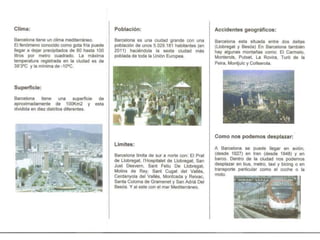 Power points about barcelona