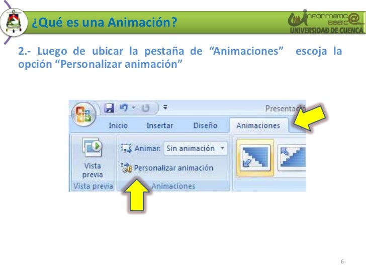 Resultado de imagen para insertar animaciones en power point 7