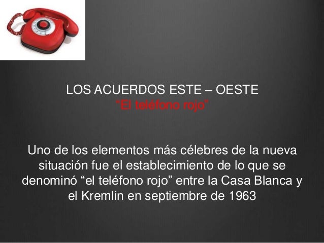 Telefono Rojo Conecto La Casa Blanca Y El