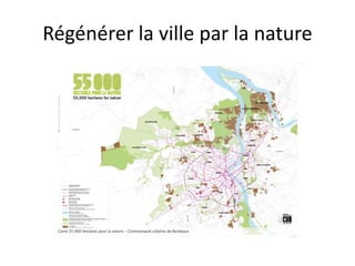 Régénérer la ville par la nature
 