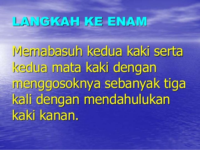 Besar Wudhu Tayamum Mandi Dan
