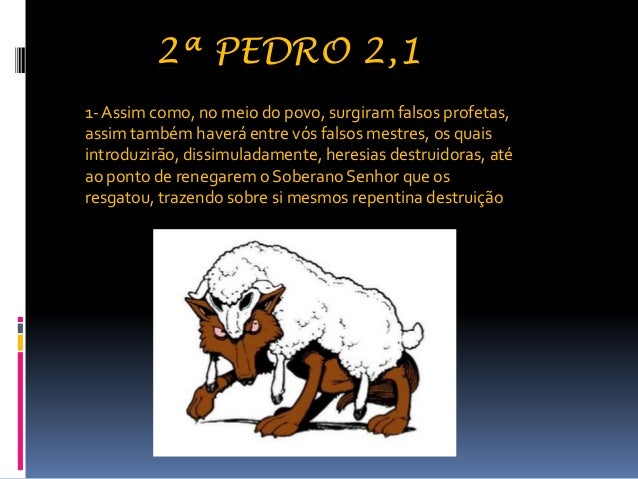 Powerpoint slide 2ª pedro 2,1