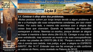 Power Point Slides Lição 9, Betel, Alegria e gratidão ao Senhor resultam da Palavra de Deus, 2Tr26.pptx