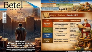 Power Point Slides Lição 9, Betel, Alegria e gratidão ao Senhor resultam da Palavra de Deus, 2Tr26.pptx