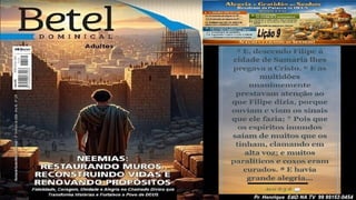 Power Point Slides Lição 9, Betel, Alegria e gratidão ao Senhor resultam da Palavra de Deus, 2Tr26.pptx