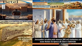 Power Point Slides Lição 9, Betel, Alegria e gratidão ao Senhor resultam da Palavra de Deus, 2Tr26.pptx