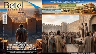 Power Point Slides Lição 9, Betel, Alegria e gratidão ao Senhor resultam da Palavra de Deus, 2Tr26.pptx