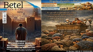 Power Point Slides Lição 9, Betel, Alegria e gratidão ao Senhor resultam da Palavra de Deus, 2Tr26.pptx