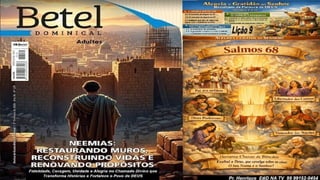 Power Point Slides Lição 9, Betel, Alegria e gratidão ao Senhor resultam da Palavra de Deus, 2Tr26.pptx