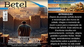 Power Point Slides Lição 9, Betel, Alegria e gratidão ao Senhor resultam da Palavra de Deus, 2Tr26.pptx