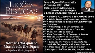 Power Point Slides Lição 9, CPAD, Jacó e Esaú - Irmãos em Conflito, 2Tr26.pptx