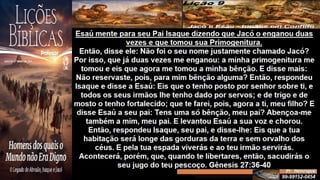 Power Point Slides Lição 9, CPAD, Jacó e Esaú - Irmãos em Conflito, 2Tr26.pptx