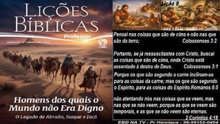 Power Point Slides Lição 9, CPAD, Jacó e Esaú - Irmãos em Conflito, 2Tr26.pptx