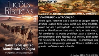 Power Point Slides Lição 9, CPAD, Jacó e Esaú - Irmãos em Conflito, 2Tr26.pptx
