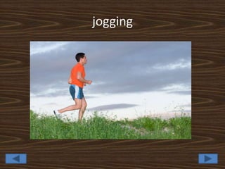 jogging
 