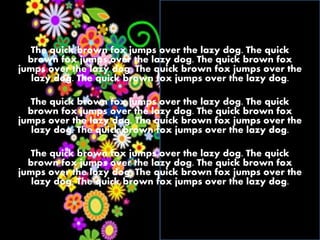 The quick brown fox jumps over the lazy dog. The quick
brown fox jumps over the lazy dog. The quick brown fox
jumps over the lazy dog. The quick brown fox jumps over the
lazy dog. The quick brown fox jumps over the lazy dog.
The quick brown fox jumps over the lazy dog. The quick
brown fox jumps over the lazy dog. The quick brown fox
jumps over the lazy dog. The quick brown fox jumps over the
lazy dog. The quick brown fox jumps over the lazy dog.
The quick brown fox jumps over the lazy dog. The quick
brown fox jumps over the lazy dog. The quick brown fox
jumps over the lazy dog. The quick brown fox jumps over the
lazy dog. The quick brown fox jumps over the lazy dog.
 