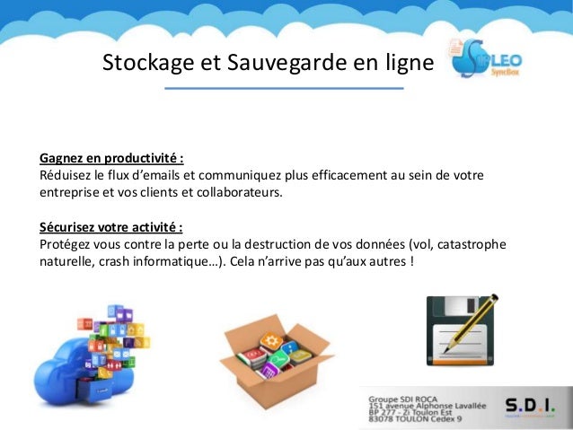 Solution de stockage, sauvegarde et partage de documents dans le cloud