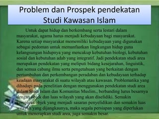 POWER POINT STUDI ISLAM