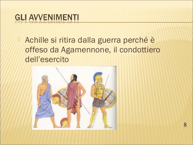 Lo Scontro Tra Agamennone E Achille Power point sull'iliade