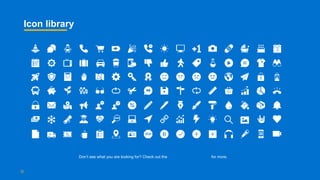 Department Name | Team Name (edit in master slide)
Icon library
Don’t see what you are looking for? Check out the Associate Brand Center for more.
 