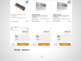 Continuous
Improvement
Dream markers
43
 