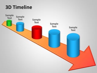 3D Timeline
Sample
Text Sample
Text Sample
Text
Sample
Text Sample
Text
 