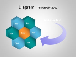 Diagram – PowerPoint2002
Title
Add Your Text
 