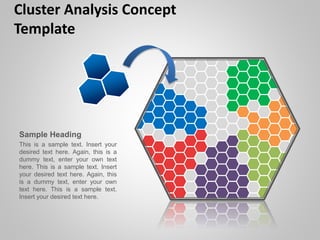 Cluster Analysis Concept
Template
Sample Heading
This is a sample text. Insert your
desired text here. Again, this is a
du...