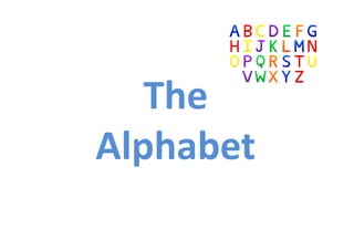PowerPoint The Alphabet
