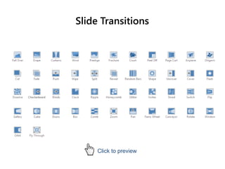 Slide Transitions
View Animations ›< Back
Click to preview
 