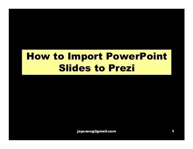 powerpoint to prezi