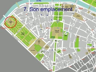 7. Son emplacement
 