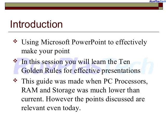 making powerpoint