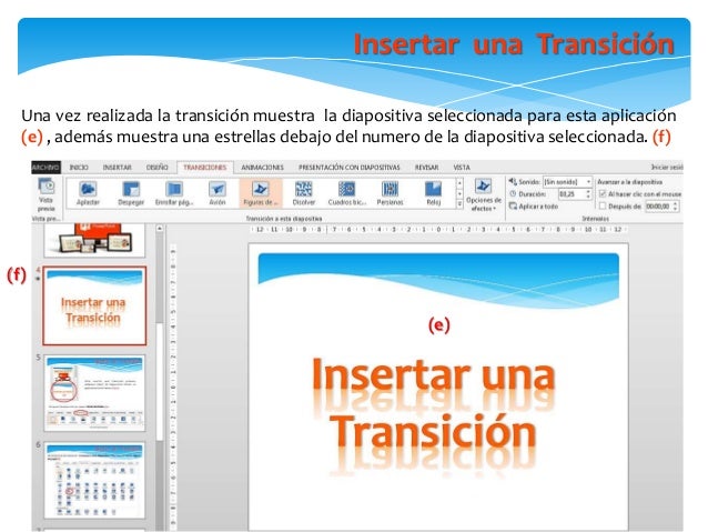 Power Point Transiciones