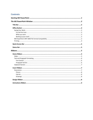Powerpoint Instructions.pdf Powerpoint tutorial | PDF