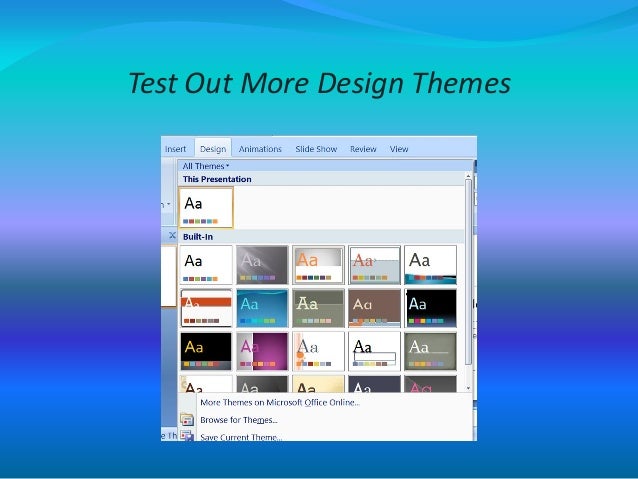 more themes on microsoft office online